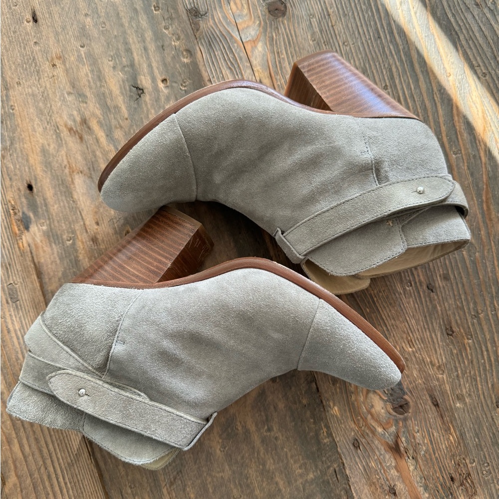 EUC-Rag &Bone Made in Italy Suede Grey Booties